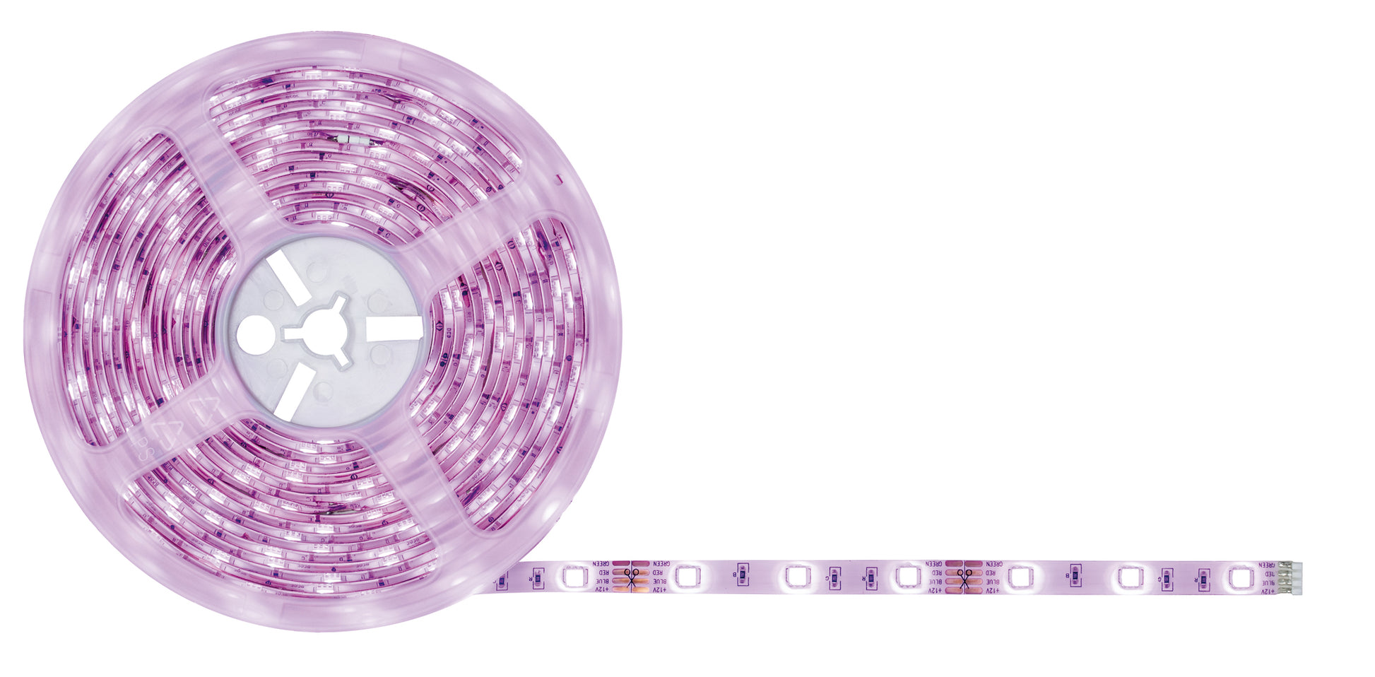 Paulmann LED-Strip SimpLED – 7,5 m, 760 lm, 26 W, RGB, dimmbar, mit Fernbedienung, weiss