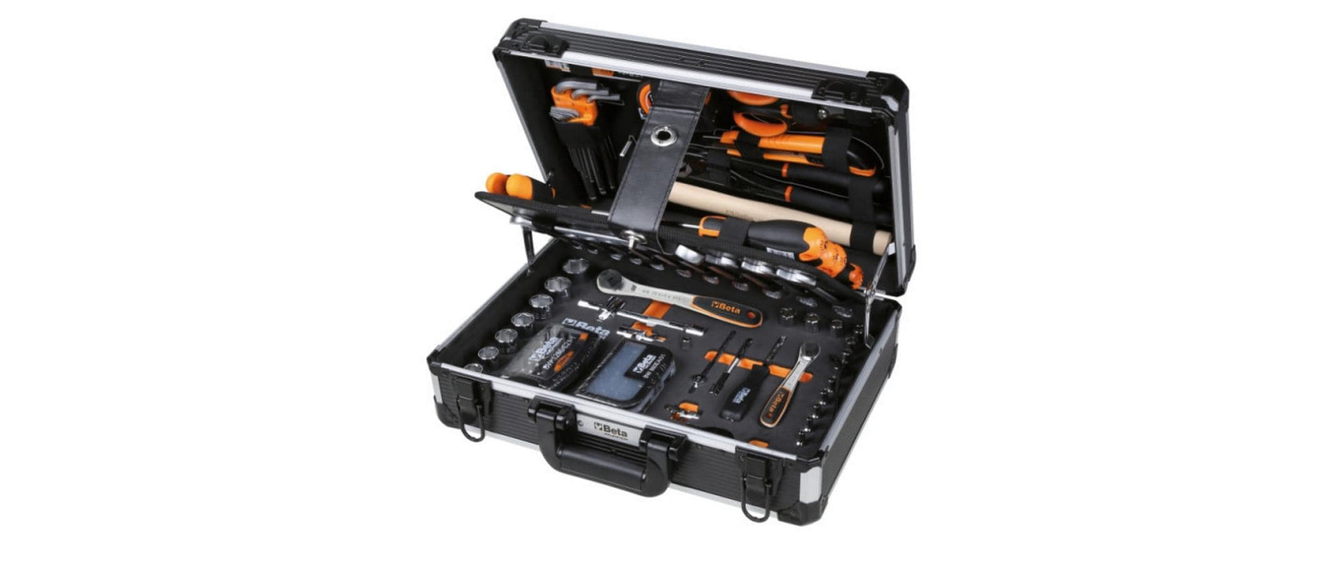 Beta BW2054E-128 Werkzeugkoffer Werkstatt – mit Hammer & Zangen, bestückt