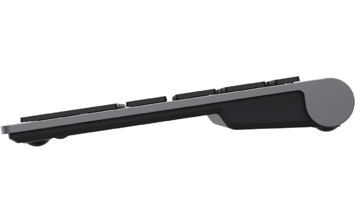 Trust Xalas – Tastatur, kabellos (2,4 GHz), Ziffernblock, Scissor, Silber – für Windows & macOS