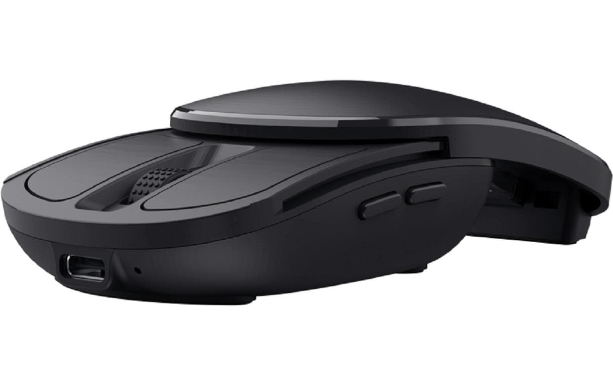 Trust Zylo Mobile Maus – kabellos, USB-C, beidhändig, schwarz