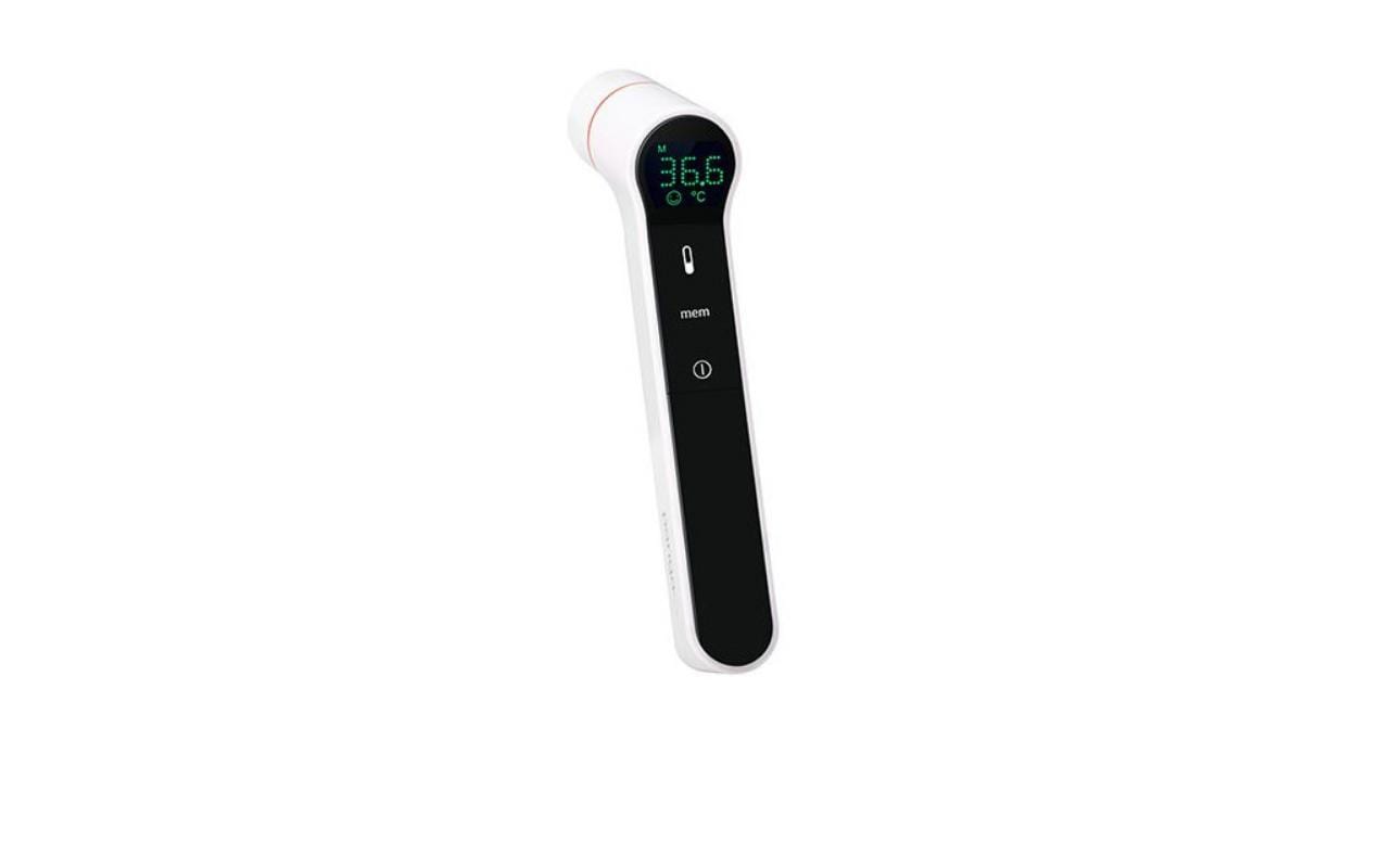 Pangao Infrarot-Fieberthermometer – Ohr-/Stirn, 9 Speicherplätze, Batteriebetrieb, Messgenauigkeit ±0,2 °C