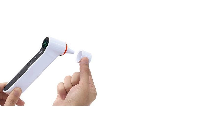 Pangao Infrarot-Fieberthermometer – Ohr-/Stirn, 9 Speicherplätze, Batteriebetrieb, Messgenauigkeit ±0,2 °C