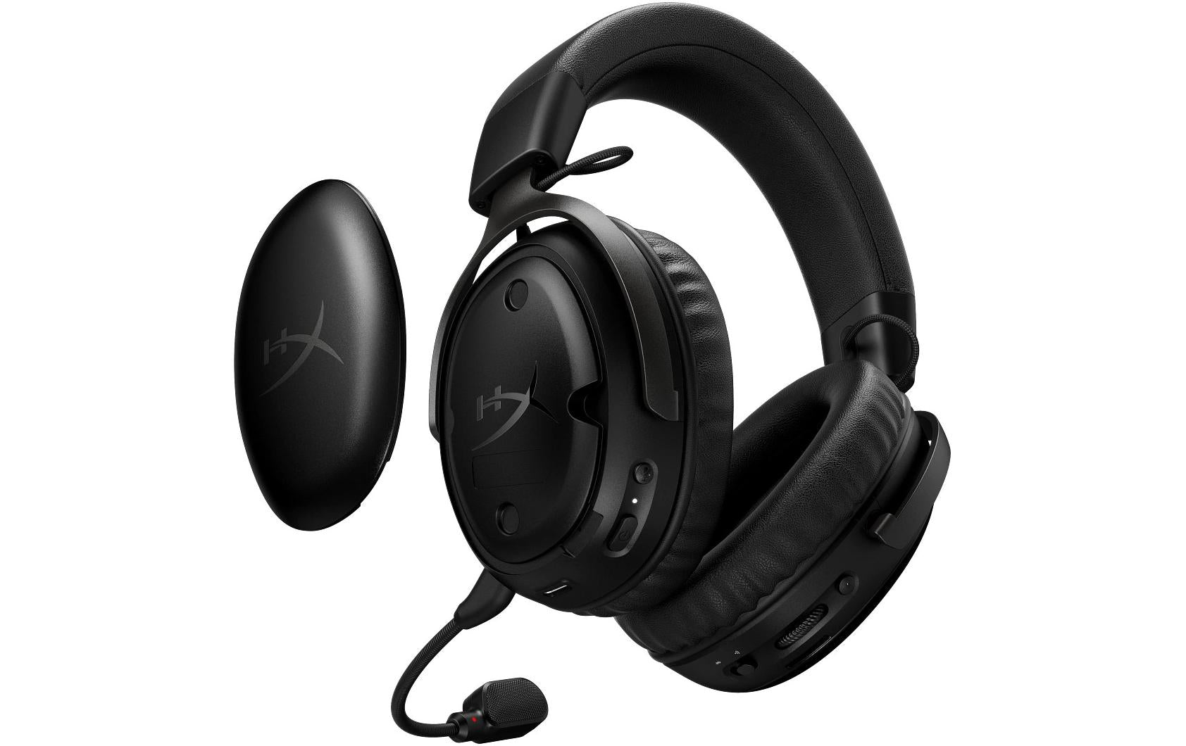 HyperX Cloud III S – Over-Ear Headset – USB-A, Surround-Sound, abnehmbares Mikrofon – schwarz – für Mac