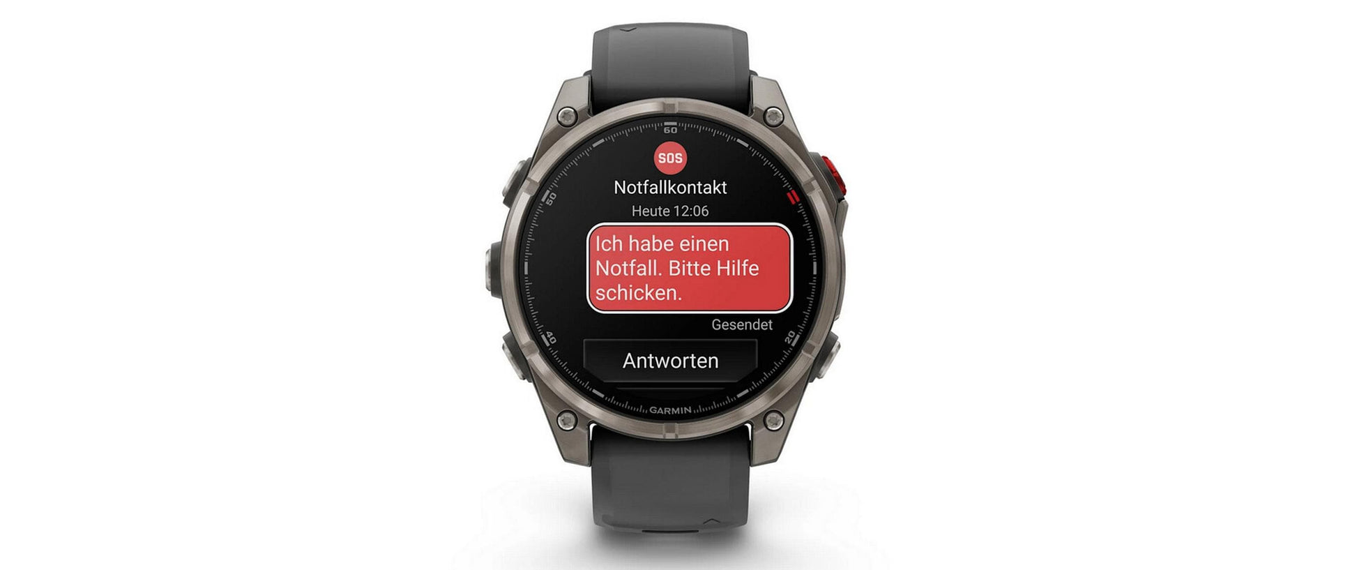 Garmin fenix 8 Pro LTE – GPS-Smartwatch – 47 mm, 1,4", LTE, AMOLED, Saphirglas, 100 m, Graphit, Sportarmband