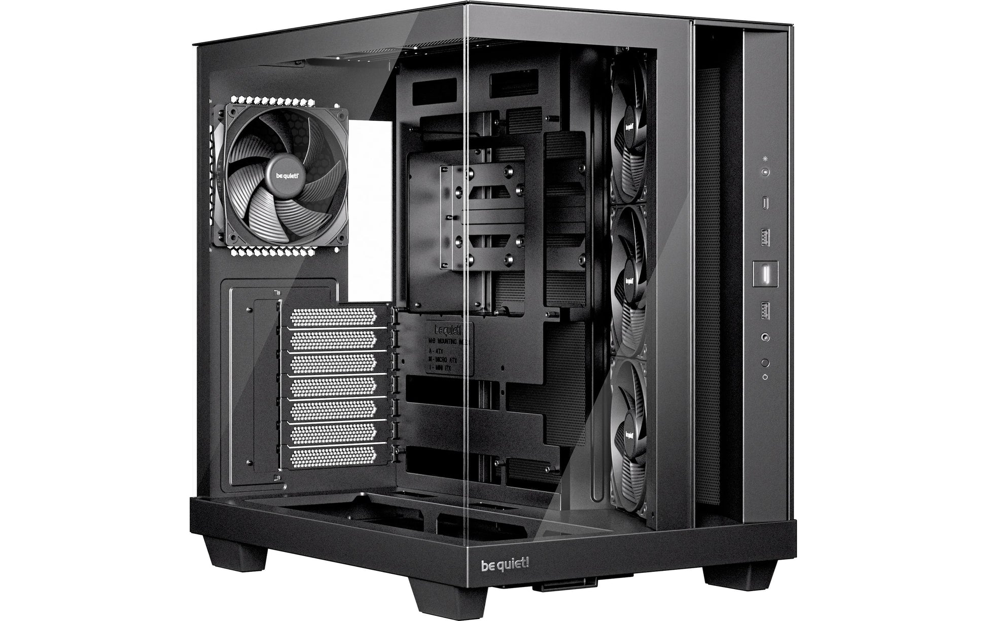 be quiet! be quiet Light Base 500 – Midi-Tower – ATX, micro-ATX, Mini-ITX, Schwarz