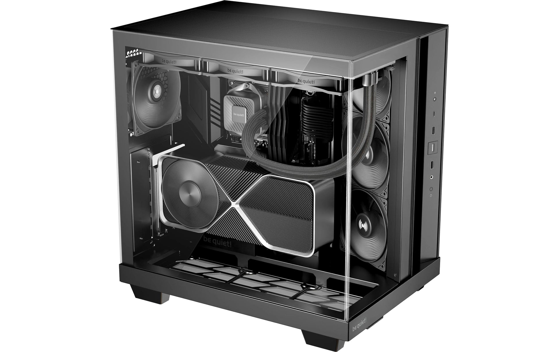be quiet! be quiet Light Base 500 – Midi-Tower – ATX, micro-ATX, Mini-ITX, Schwarz