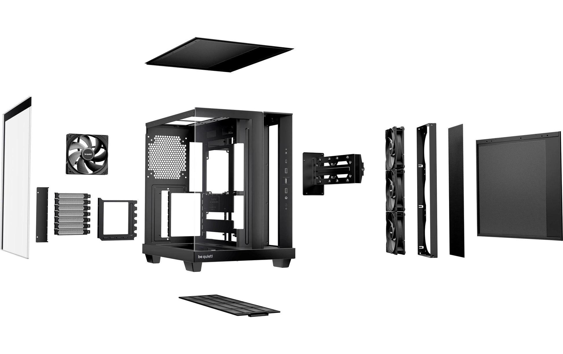 be quiet! be quiet Light Base 500 – Midi-Tower – ATX, micro-ATX, Mini-ITX, Schwarz