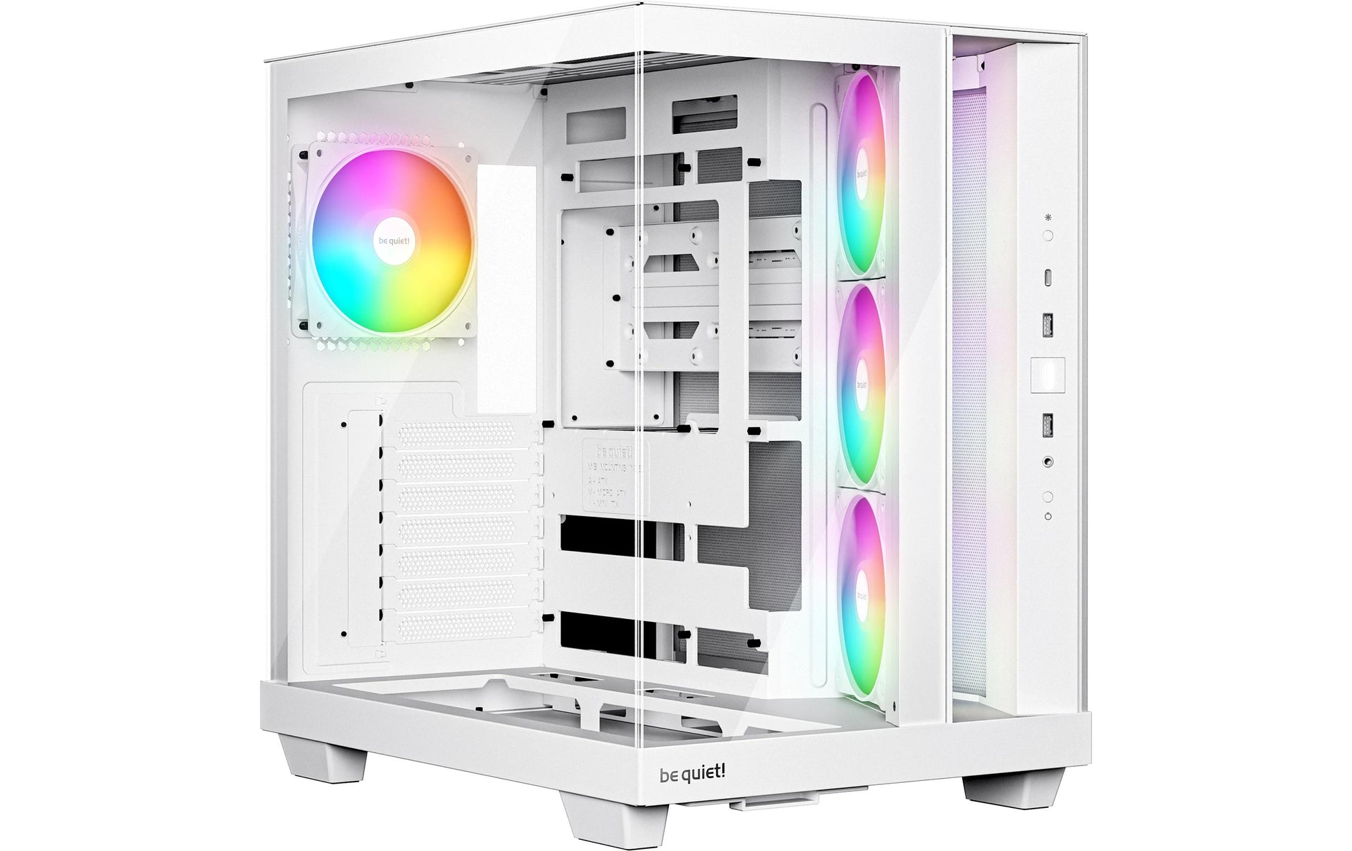 be quiet! be quiet Light Base 500 LX – PC-Gehäuse – Weiss, Midi Tower, für ATX, micro-ATX, Mini-ITX, Seitenfenster