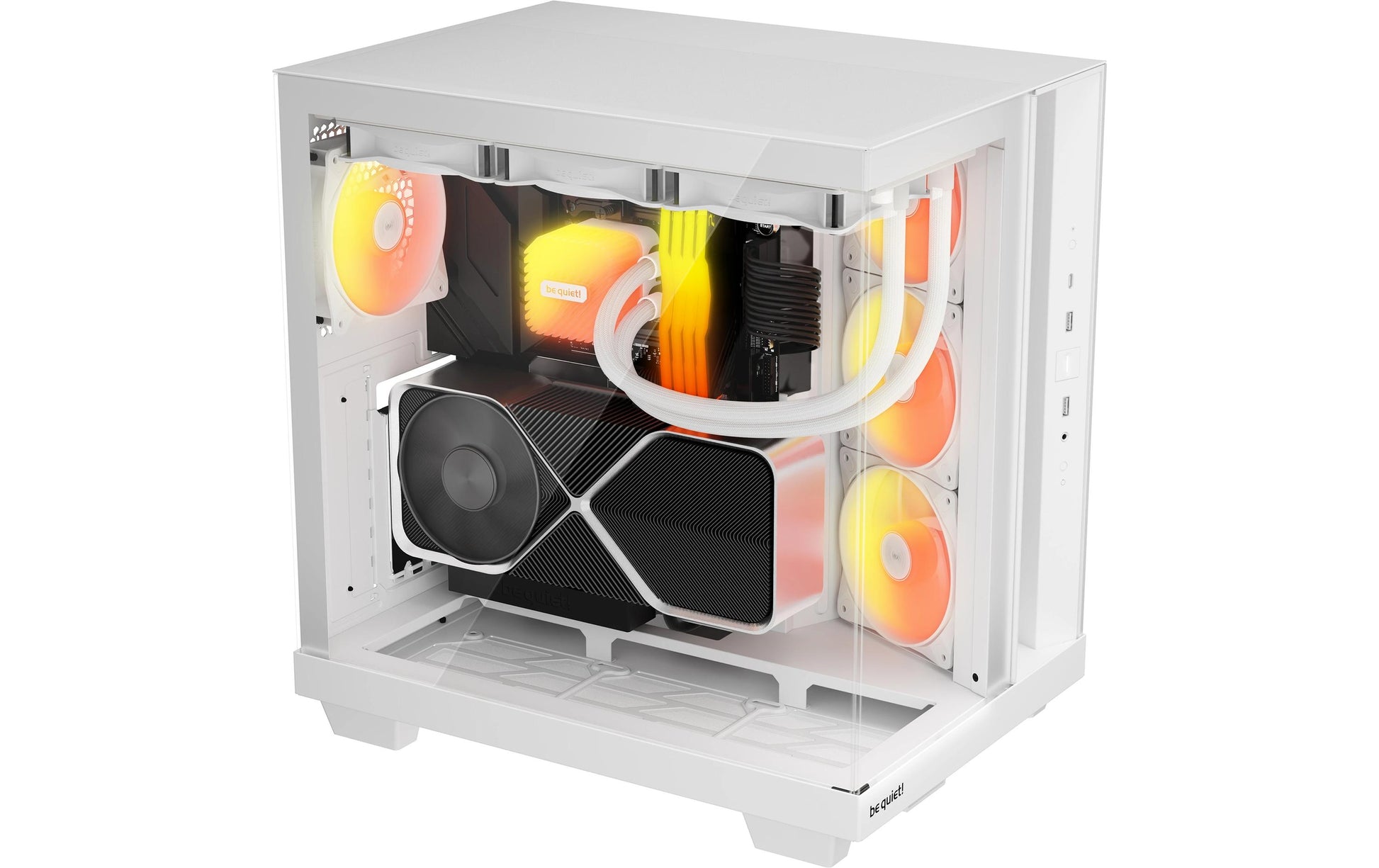 be quiet! be quiet Light Base 500 LX – PC-Gehäuse – Weiss, Midi Tower, für ATX, micro-ATX, Mini-ITX, Seitenfenster