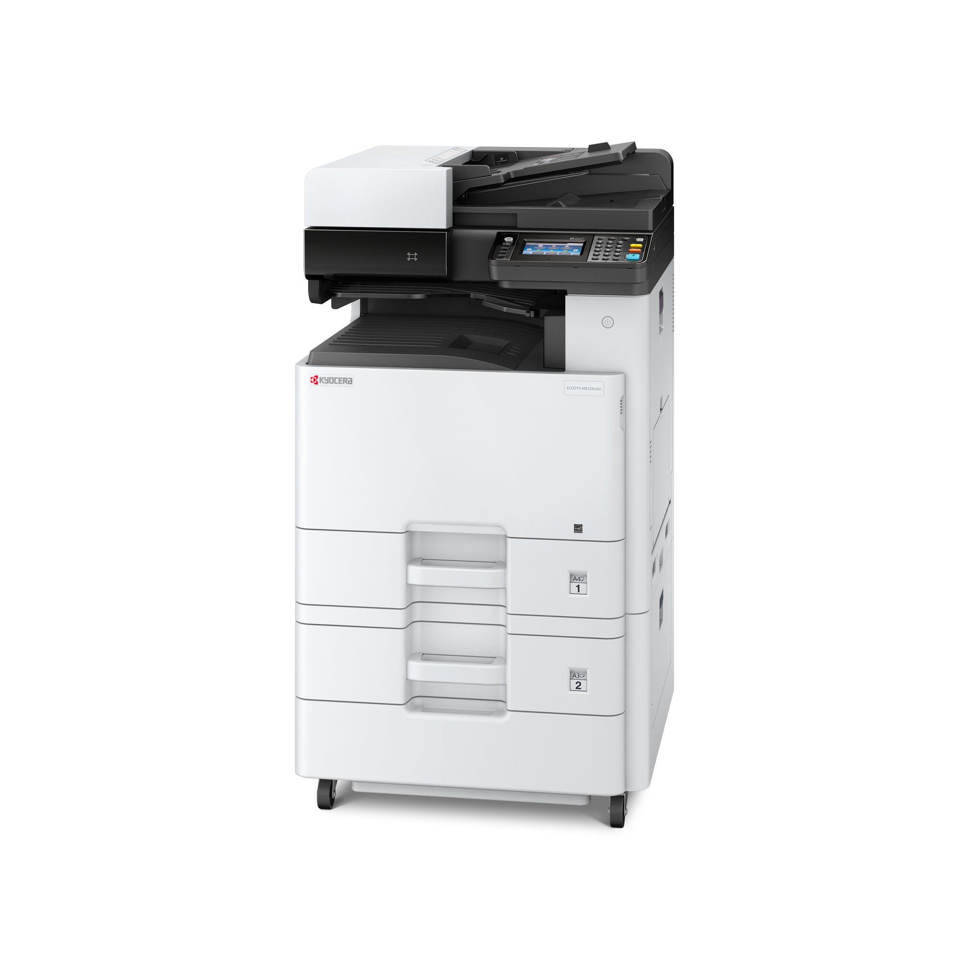 KYOCERA ECOSYS M8124cidn – Farbiges Laser-MFP A3, 3-in-1 – USB/LAN – Duplex, ADF – 24 Seiten/Min S/W, 24 Seiten/Min Farbe