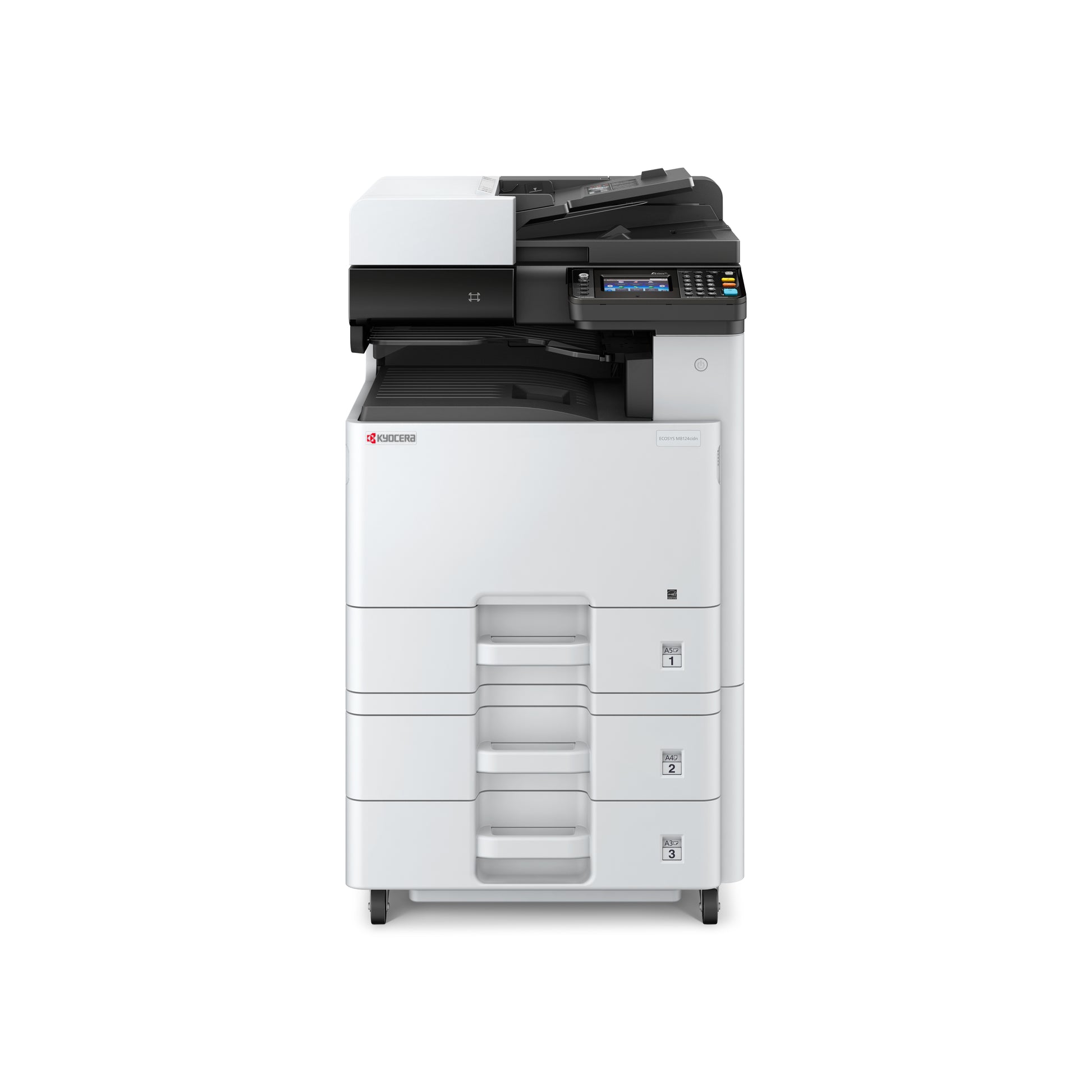KYOCERA ECOSYS M8124cidn – Farbiges Laser-MFP A3, 3-in-1 – USB/LAN – Duplex, ADF – 24 Seiten/Min S/W, 24 Seiten/Min Farbe