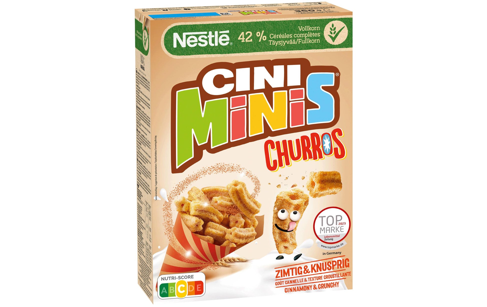 Nestle Nestlé Weizenflocken CINI MINIS Churros Zimt – 360 g