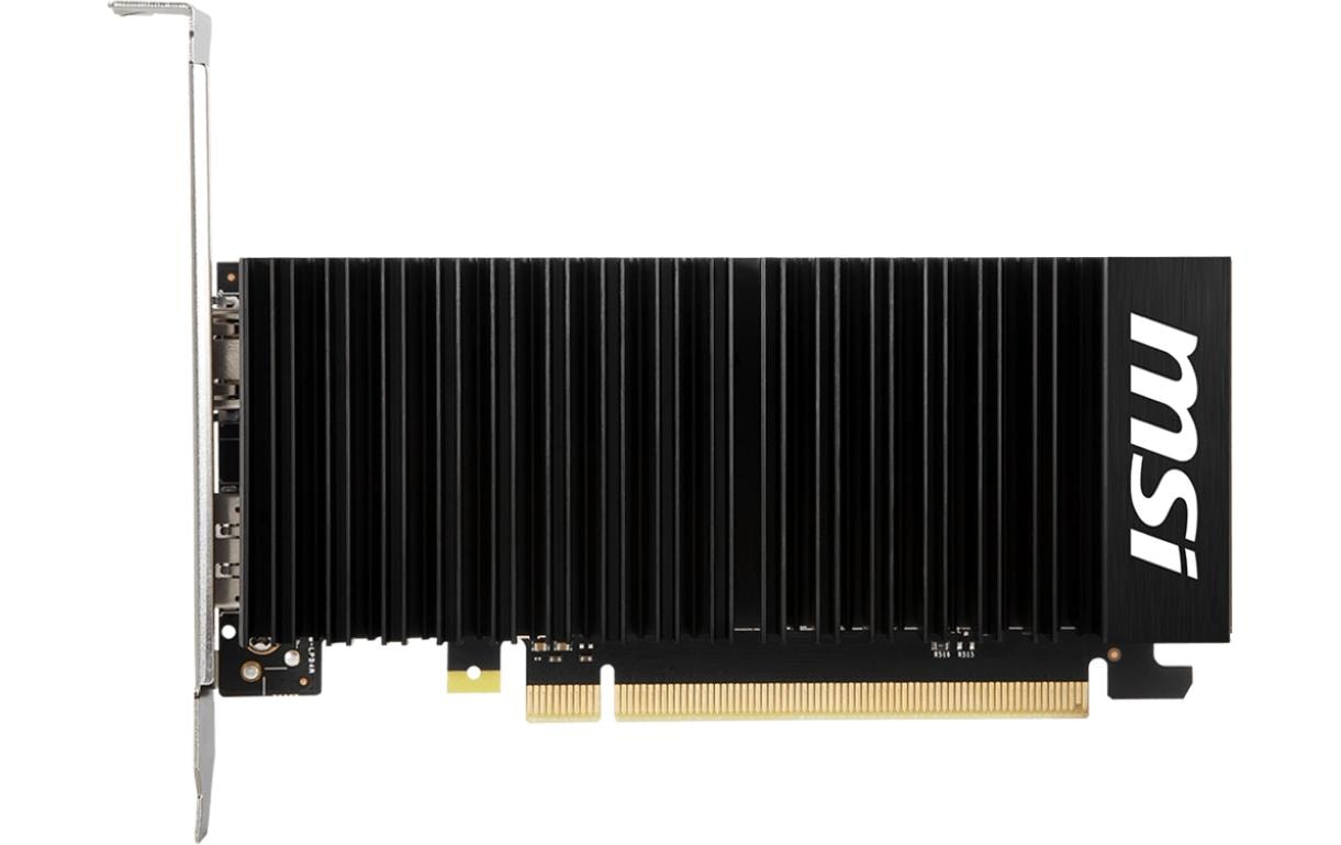 MSI GeForce GT 1030 4GHD4 LP OC – PCIe Grafikkarte – 1×HDMI, 1×DisplayPort, PCIe 3.0, 20 W
