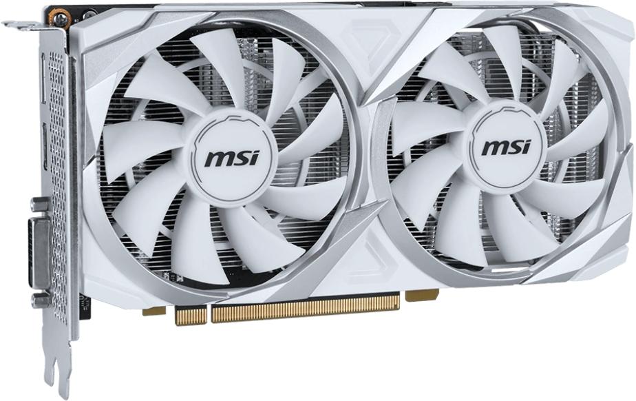 MSI Ventus 2X XS Weiss SFF – NVIDIA GeForce RTX 3050 8 GB