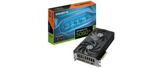 GIGABYTE GV-N506TEAGLE OC-8GD – PCIe Grafikkarte – 3×DisplayPort, 1×HDMI, PCIe 5.0 x8, 8 GB GDDR7, 1×8-polig, 13