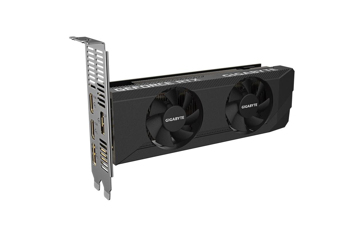 GIGABYTE GeForce RTX 3050 OC Low Profile 6G – PCIe Grafikkarte – 2×DP, 2×HDMI, PCIe 4.0