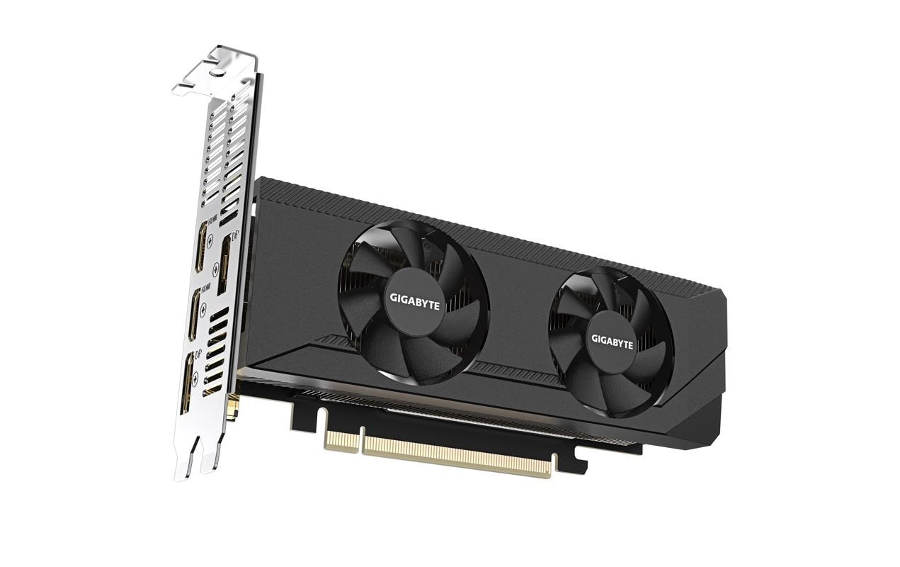 GIGABYTE GeForce RTX 3050 OC Low Profile 6G – PCIe Grafikkarte – 2×DP, 2×HDMI, PCIe 4.0