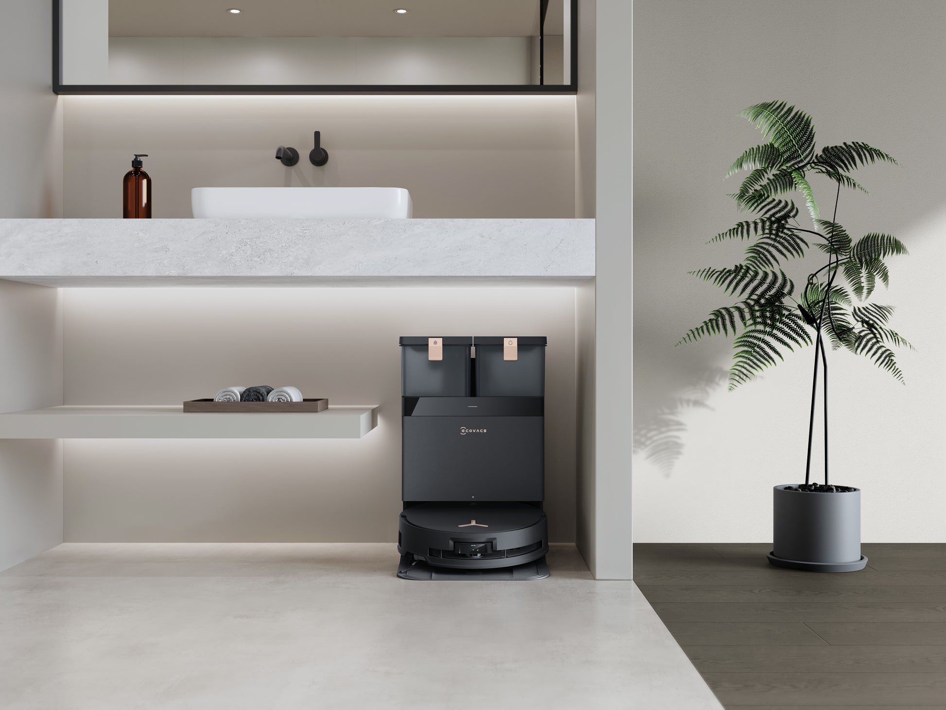 Ecovacs Roboterstaubsauger X8 PRO OMNI – 80 W, 0,2 l, Akkubetrieb, 65 dB(A)