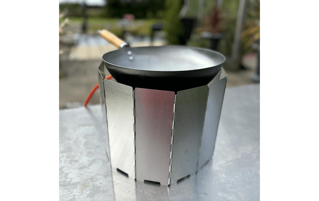 Hot wok Haushaltsgeräte-Zubehör – Windstopper, Aluminium