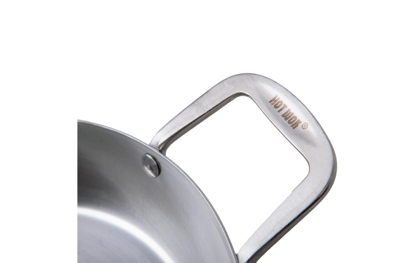 Hot wok Fonduepfanne – Ø 35 cm, Carbonstahl
