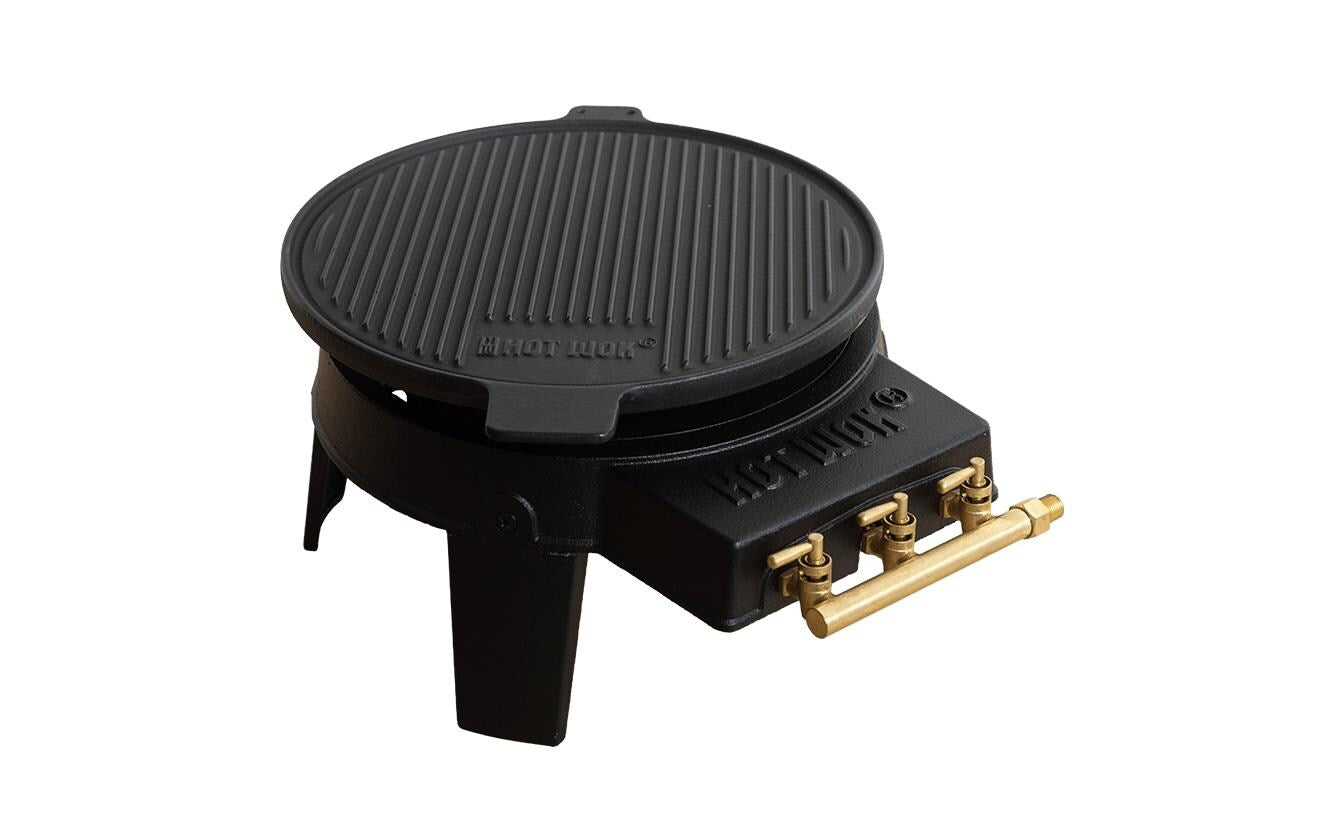 Hot wok Fonduepfanne – Ø 32,5 cm, Gusseisen