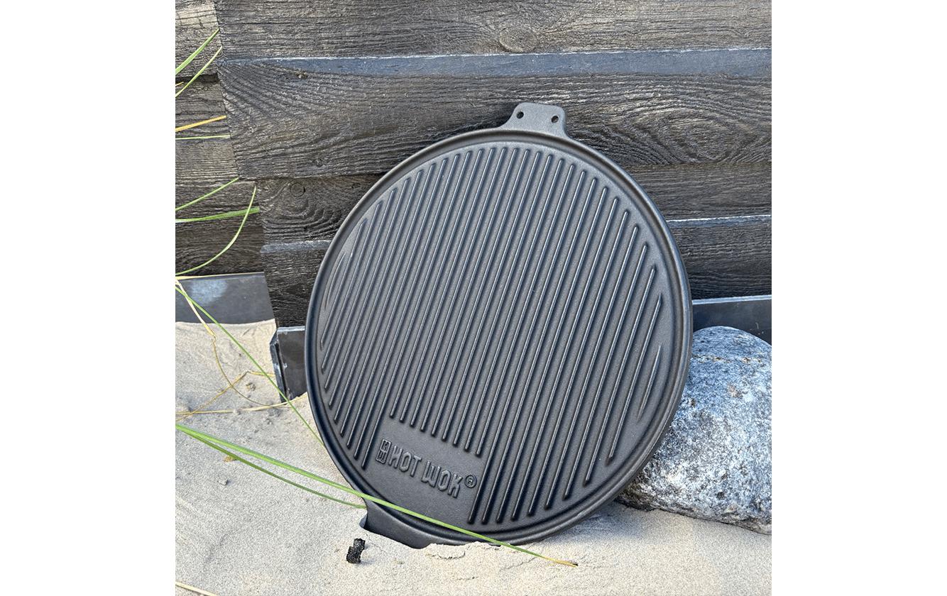 Hot wok Fonduepfanne – Ø 32,5 cm, Gusseisen