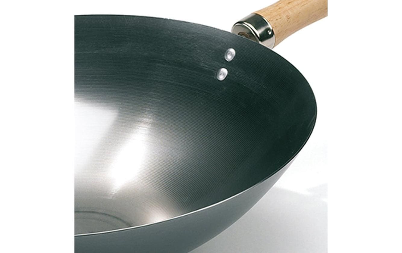 Hot Wok Fonduepfanne HW3731 – Ø 35 cm, Karbonstahl, Teflonbeschichtet, Schwarz