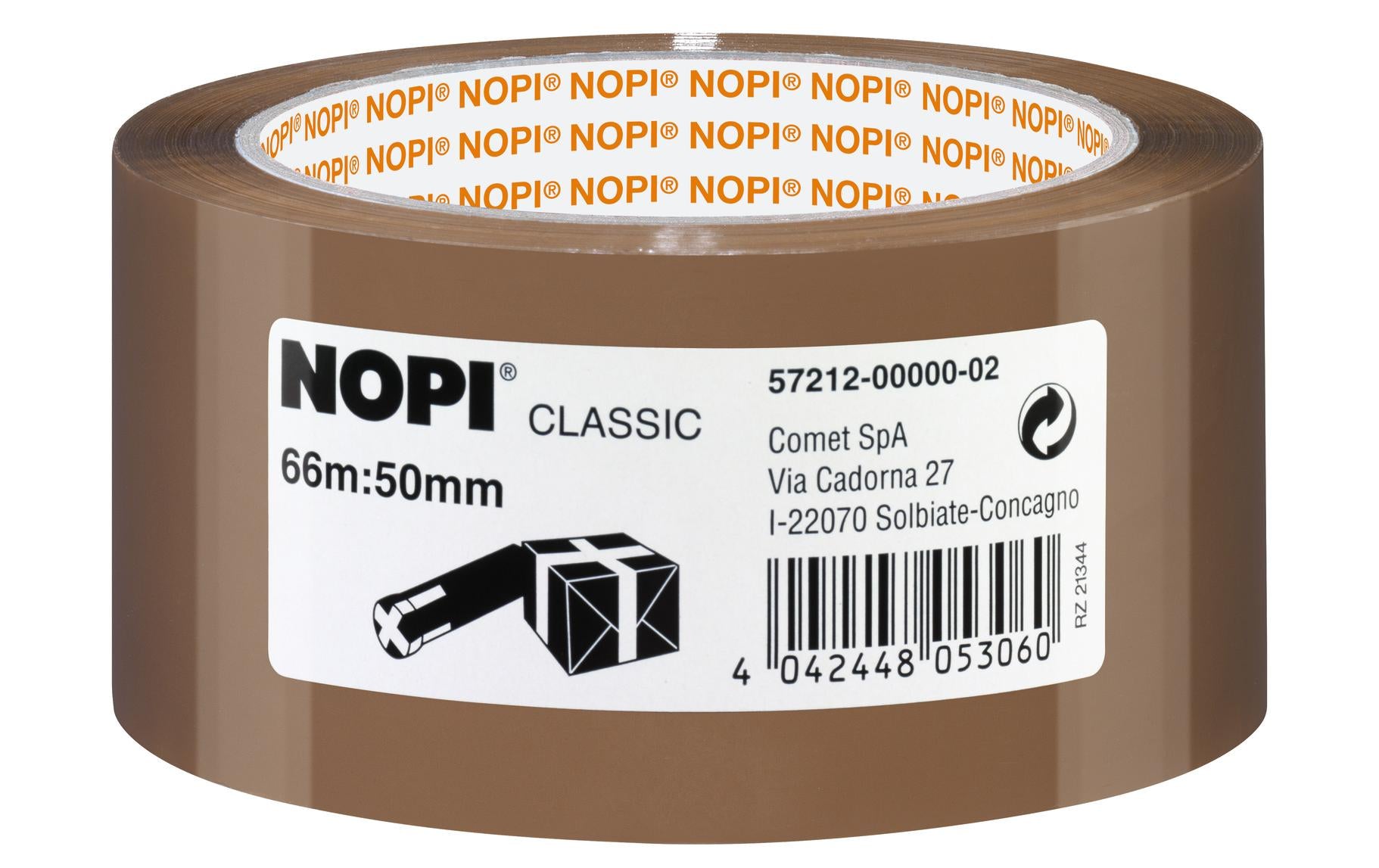 TESA Verpackungsklebeband, Braun, UV-beständig, Stark – 50 mm × 66 m – 1 Stück