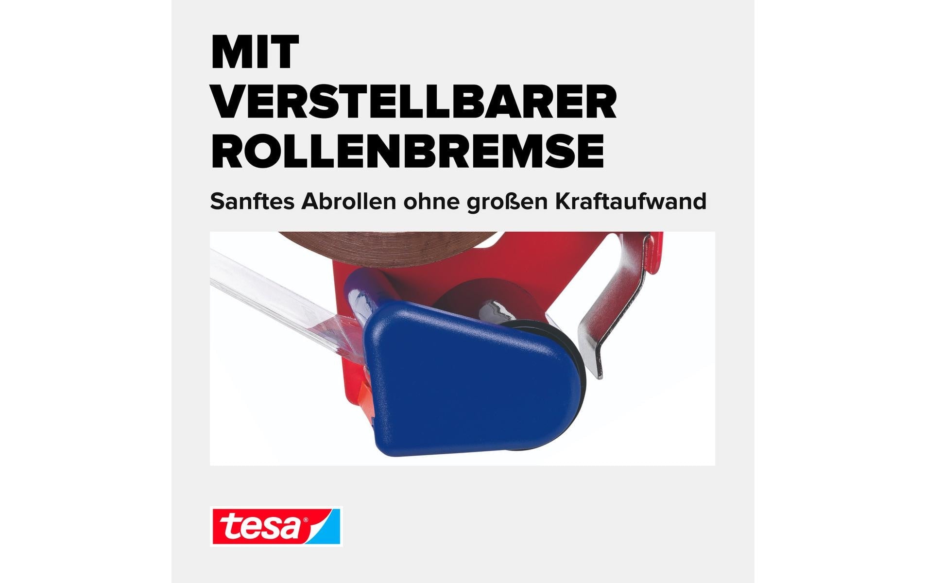 TESA Verpackungsklebeband, Braun, Extra stark – 50 mm × 66 m
