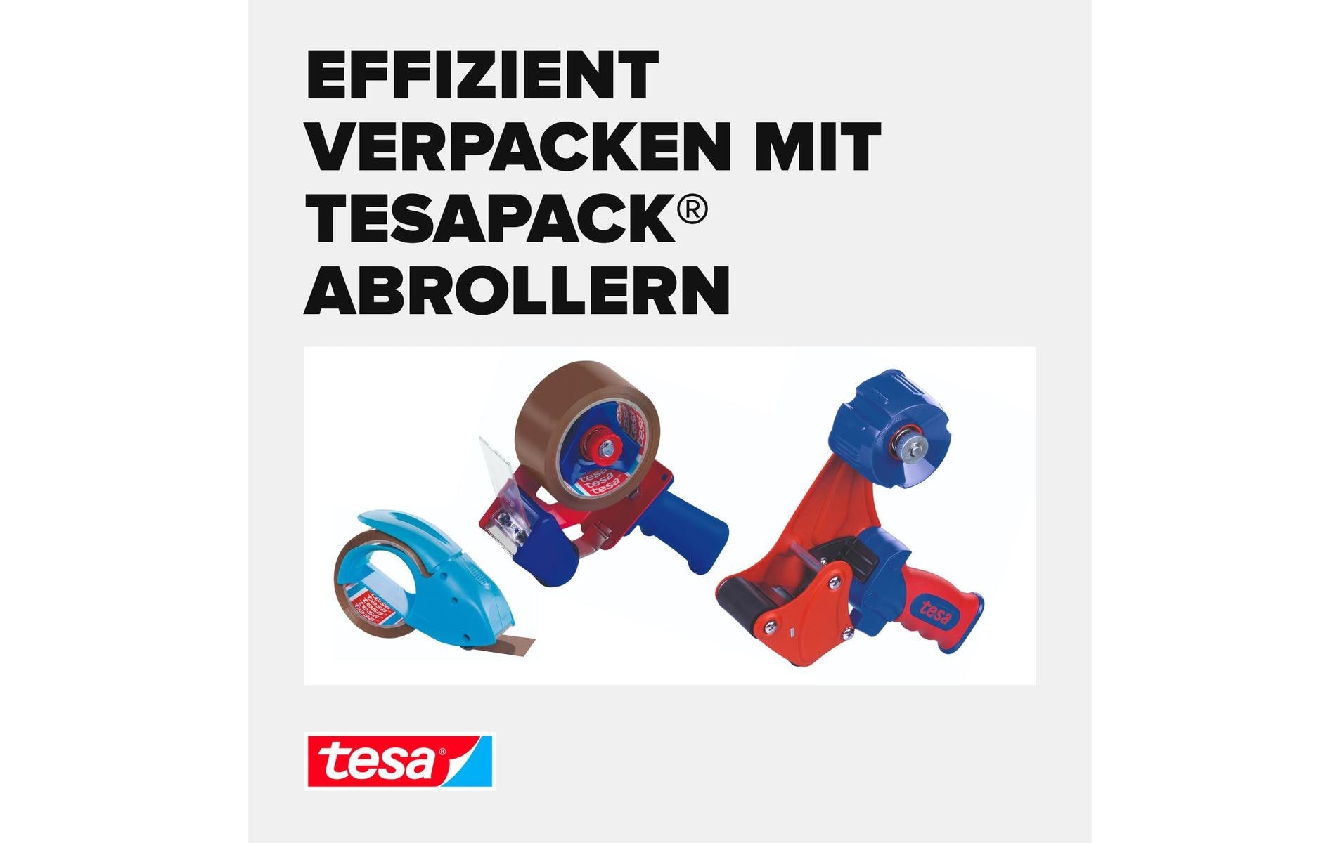 TESA Verpackungsklebeband, braun, stark – 50 mm × 66 m