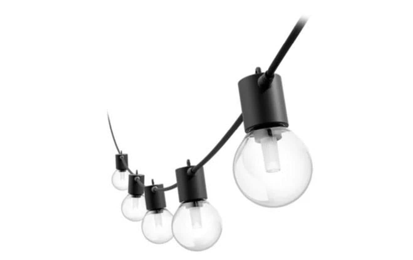 Philips Hue Festavia Globe Outdoor Lichterkette – 24 W, RGBW, 1000–20000 K, 14 m, Bluetooth