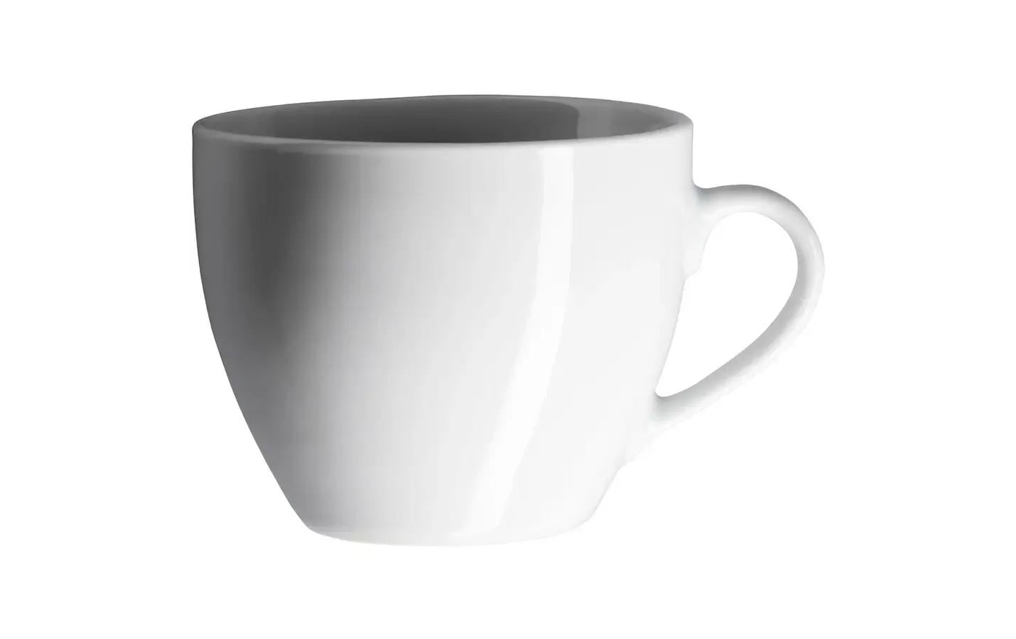 Mäser Barca Kaffeetasse – 6er Set, 230 ml, Ø 8,5 cm, H 7,0 cm, Porzellan, spülmaschinenfest