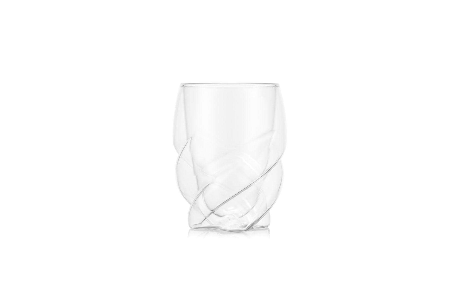 Bodum Trinkglas Pavina Paris – 2er Set, 270 ml, H 14,0 cm, Borosilikatglas, Transparent, doppelwandig