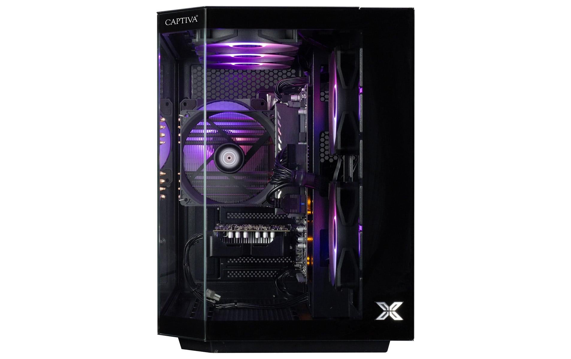 Captiva Advanced Gaming Tower – AMD Ryzen 7 5700X, 32 GB RAM, 1 TB SSD, Windows 11 Home