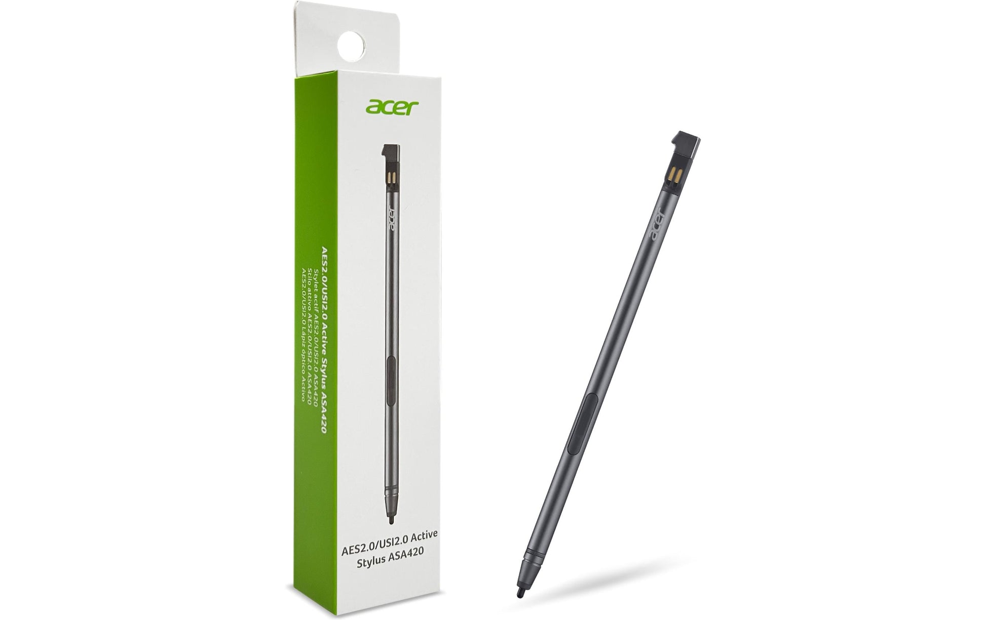 Acer Eingabestift für Tablets (universal) – AES 2.0, aktiv – Schwarz