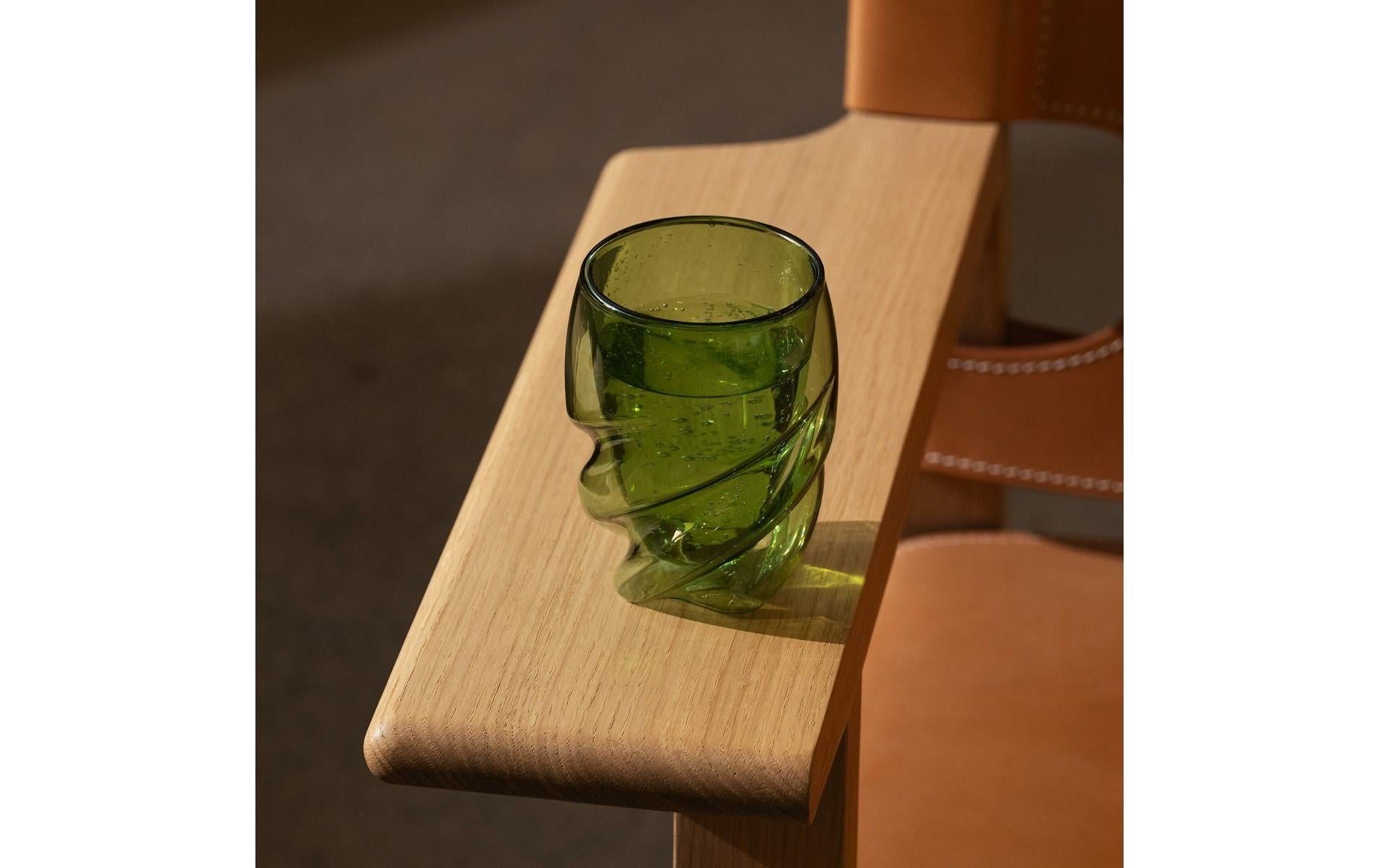 Bodum Pavina Paris Doppelwandglas – 0,27 l, Borosilikatglas, Grün, doppelwandig, 6-teilig