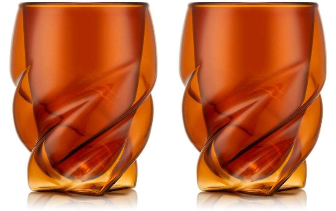 Bodum Pavina Paris Doppelwandglas – 0,27 l, Borosilikatglas, Rot, Doppelwandig, 6 Stück
