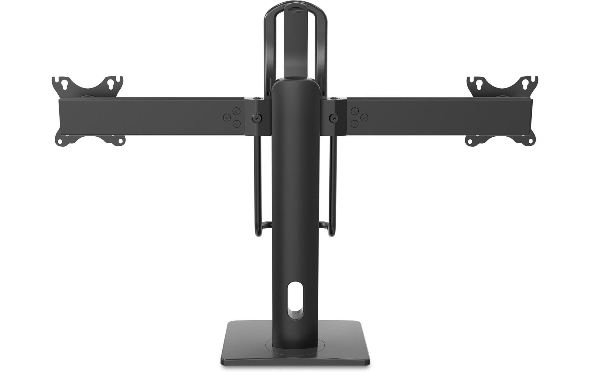 PureMounts – Monitorhalterung, Dual, bis 32", VESA 75 × 75 mm, 25 kg, neigbar, schwarz