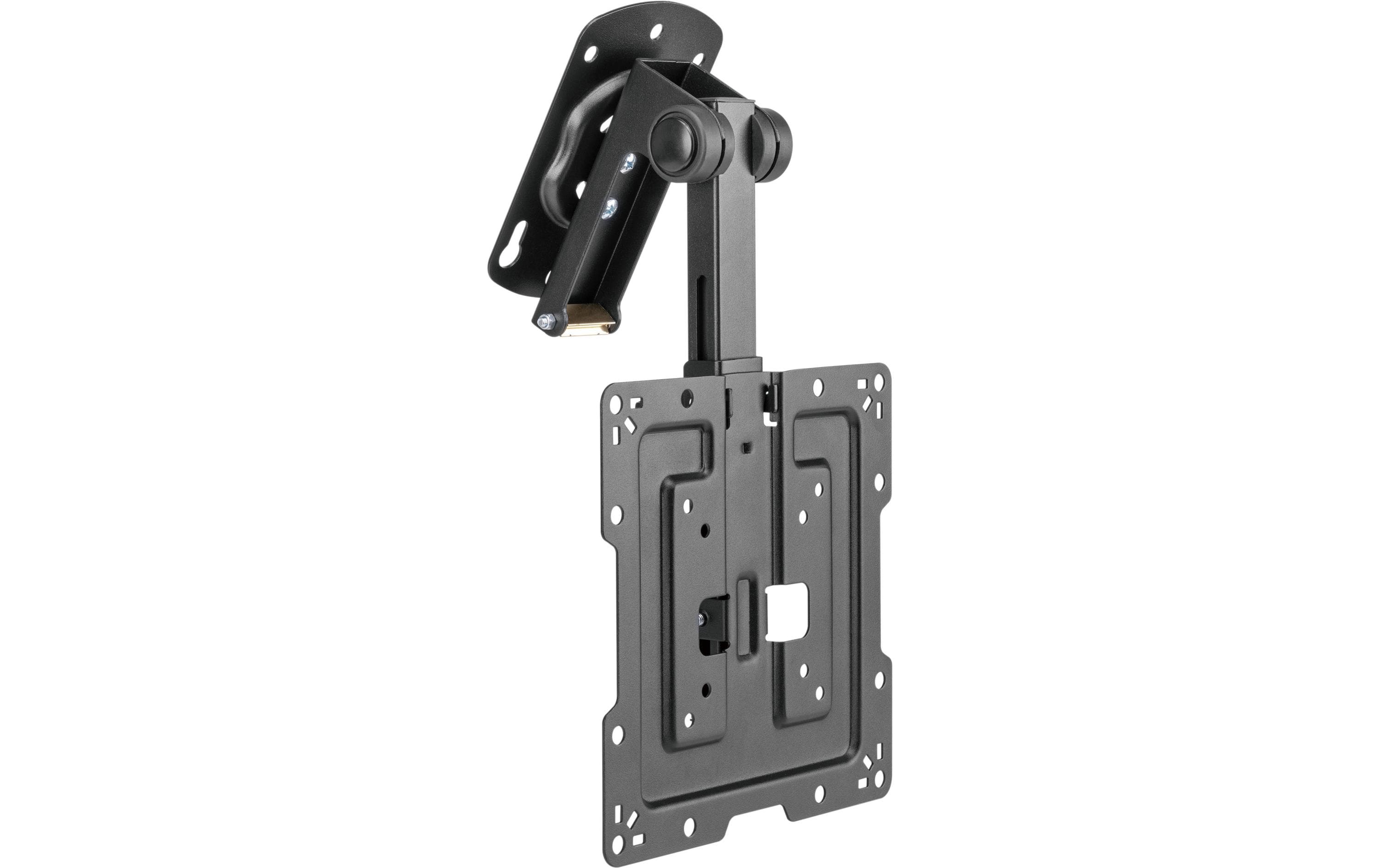 Puremounts Deckenhalterung, neigbar, bis 43", VESA 200×200, bis 20 kg, schwarz
