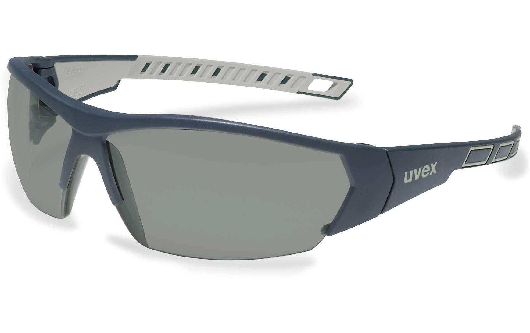 Uvex Schutzbrille i-works – grau, beschlagfrei, kratzfest, UV-Schutz