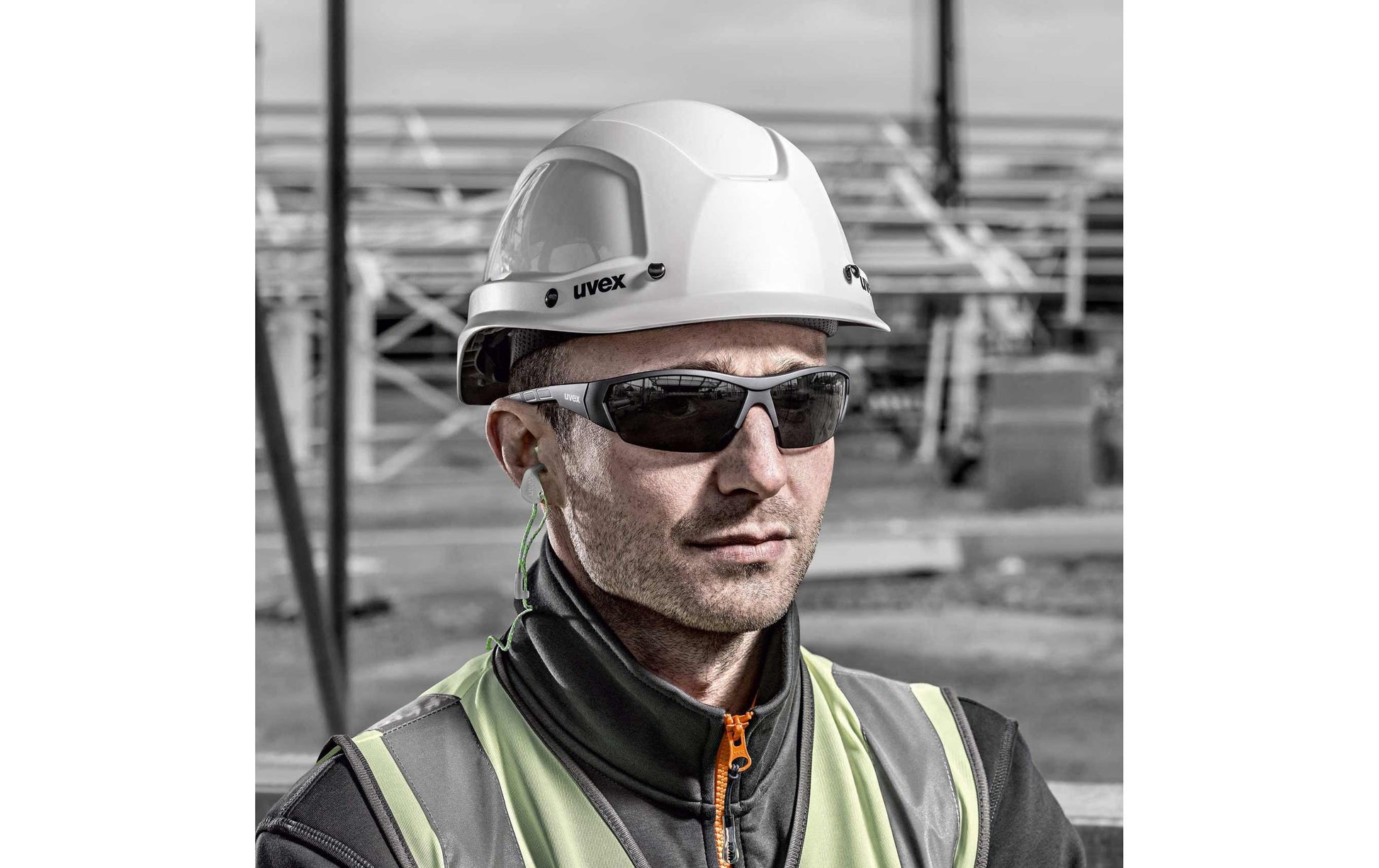 Uvex Schutzbrille i-works – grau, beschlagfrei, kratzfest, UV-Schutz