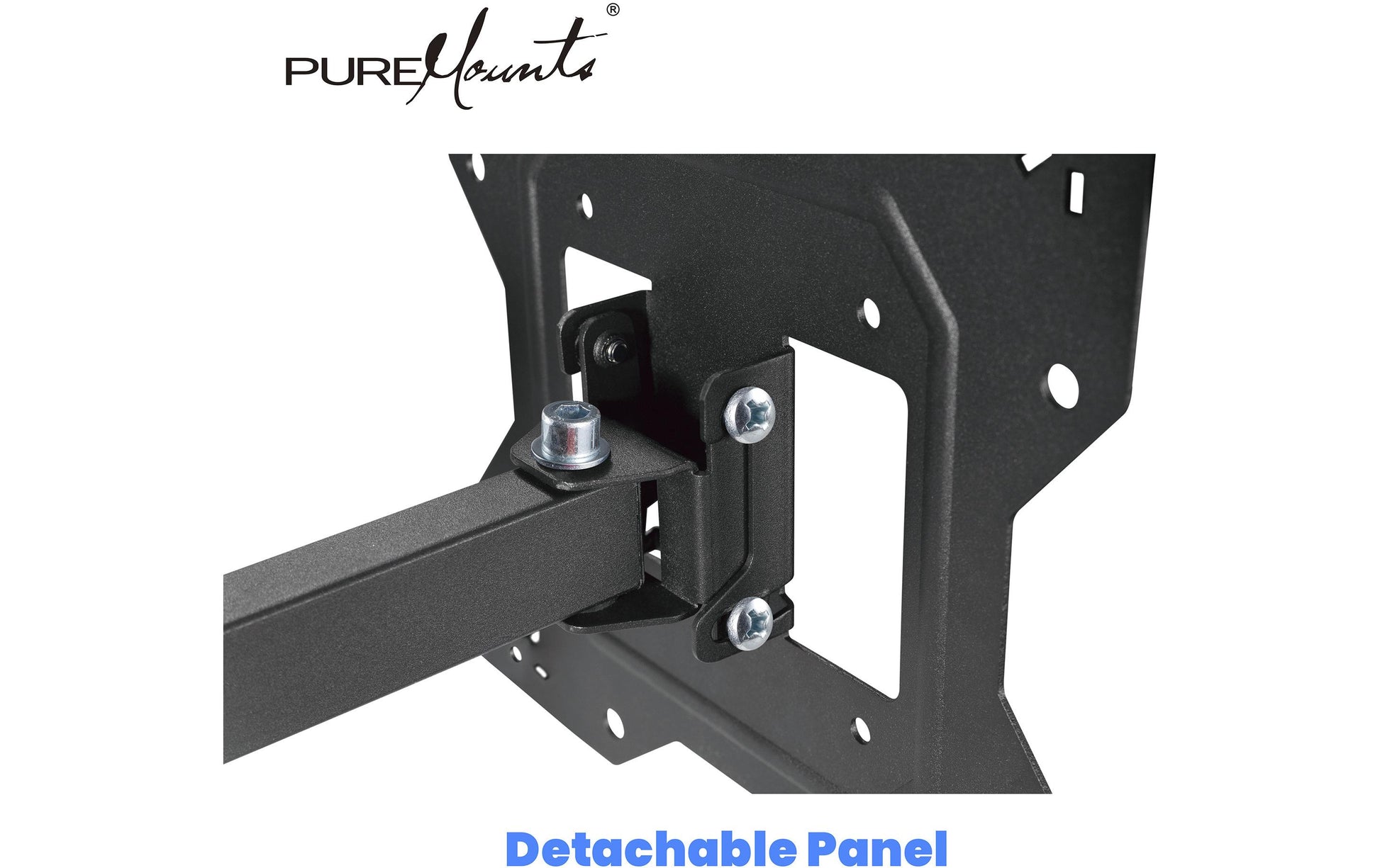 PureMounts Wandhalterung – Neigbar – 27" – VESA 200×100 – bis 30 kg – Schwarz