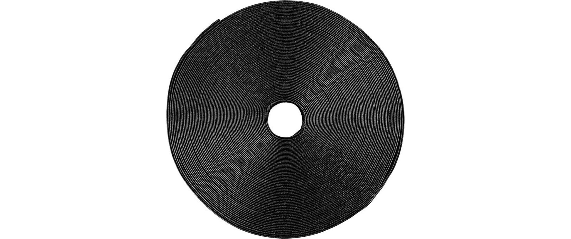 PureMounts Kabelschlauch – 85 mm × 50,00 m, Polyester, schwarz, zuschneidbar, mit Klettverschluss, 1er-Pack