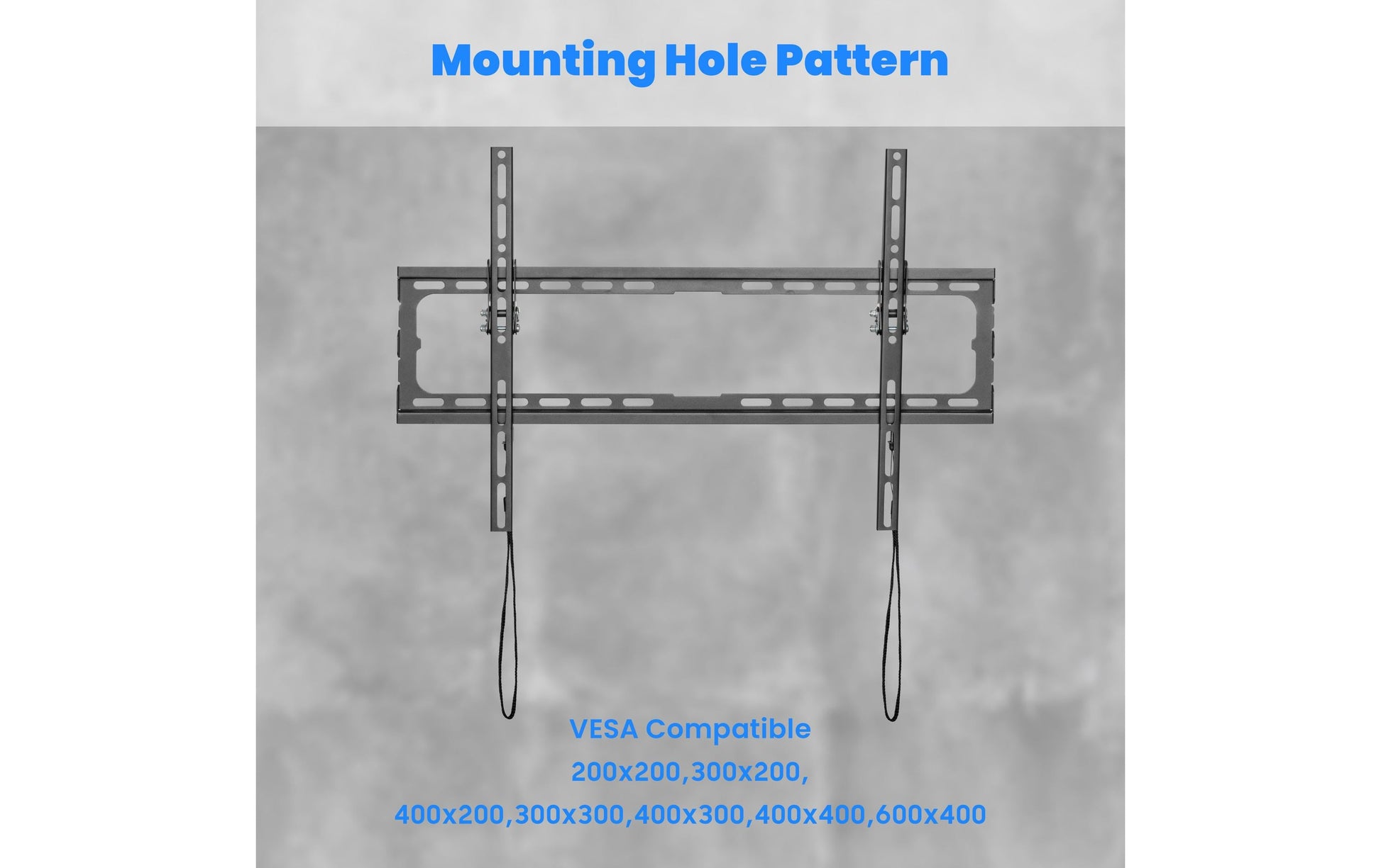 PureMounts Wandhalterung – Neigbar – 46" – VESA 400×400 – bis 45 kg – Schwarz