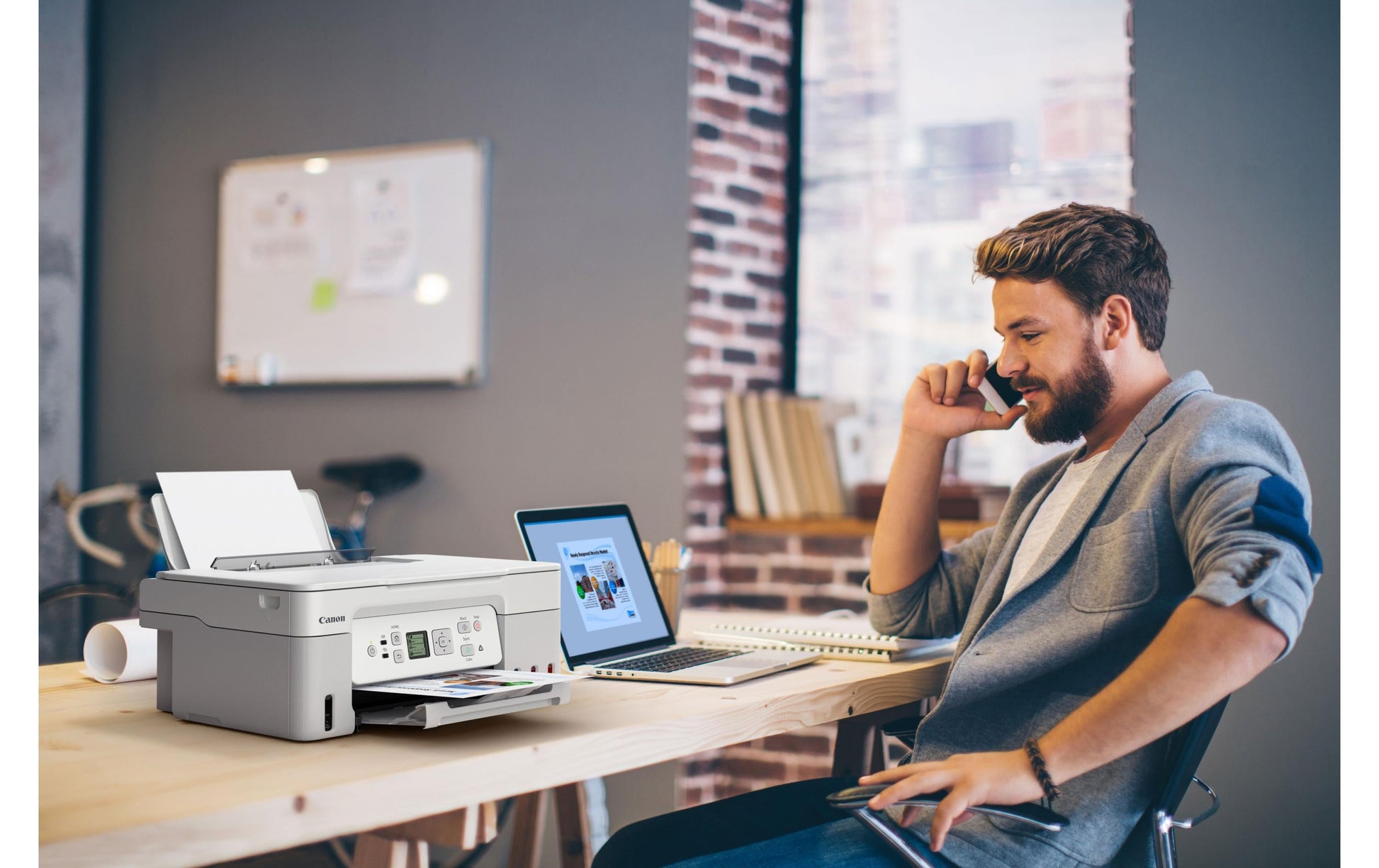 Canon PIXMA G3570 – Farbiges Tintenstrahl-MFP A4, 3-in-1 – WLAN
