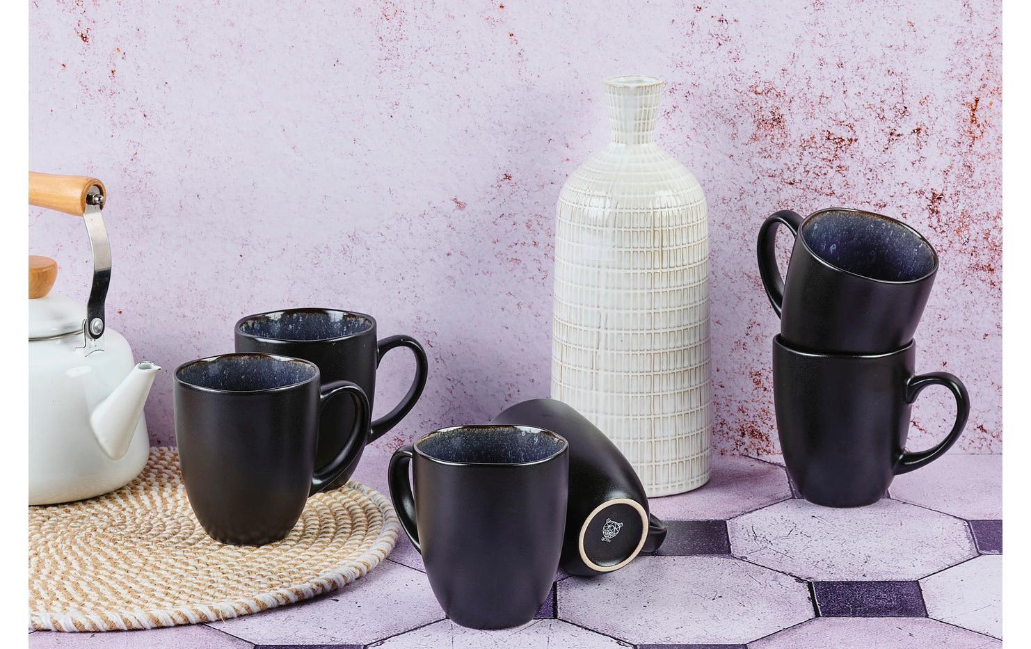 Björn Tasse – 0,40 l, Steinzeug, Nachtblau, Henkel