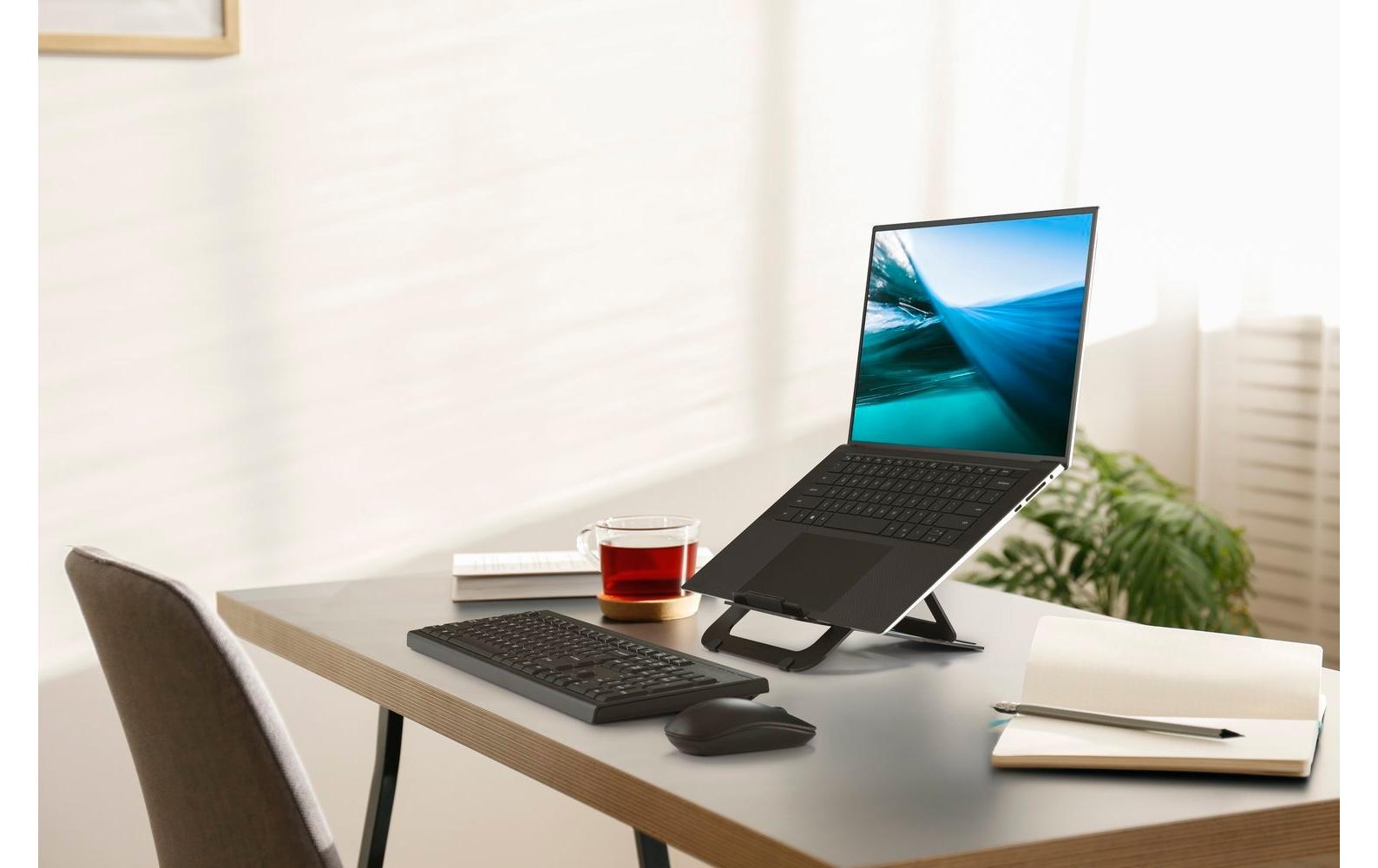 Kensington Laptop-Ständer – bis 17", verstellbar – Schwarz