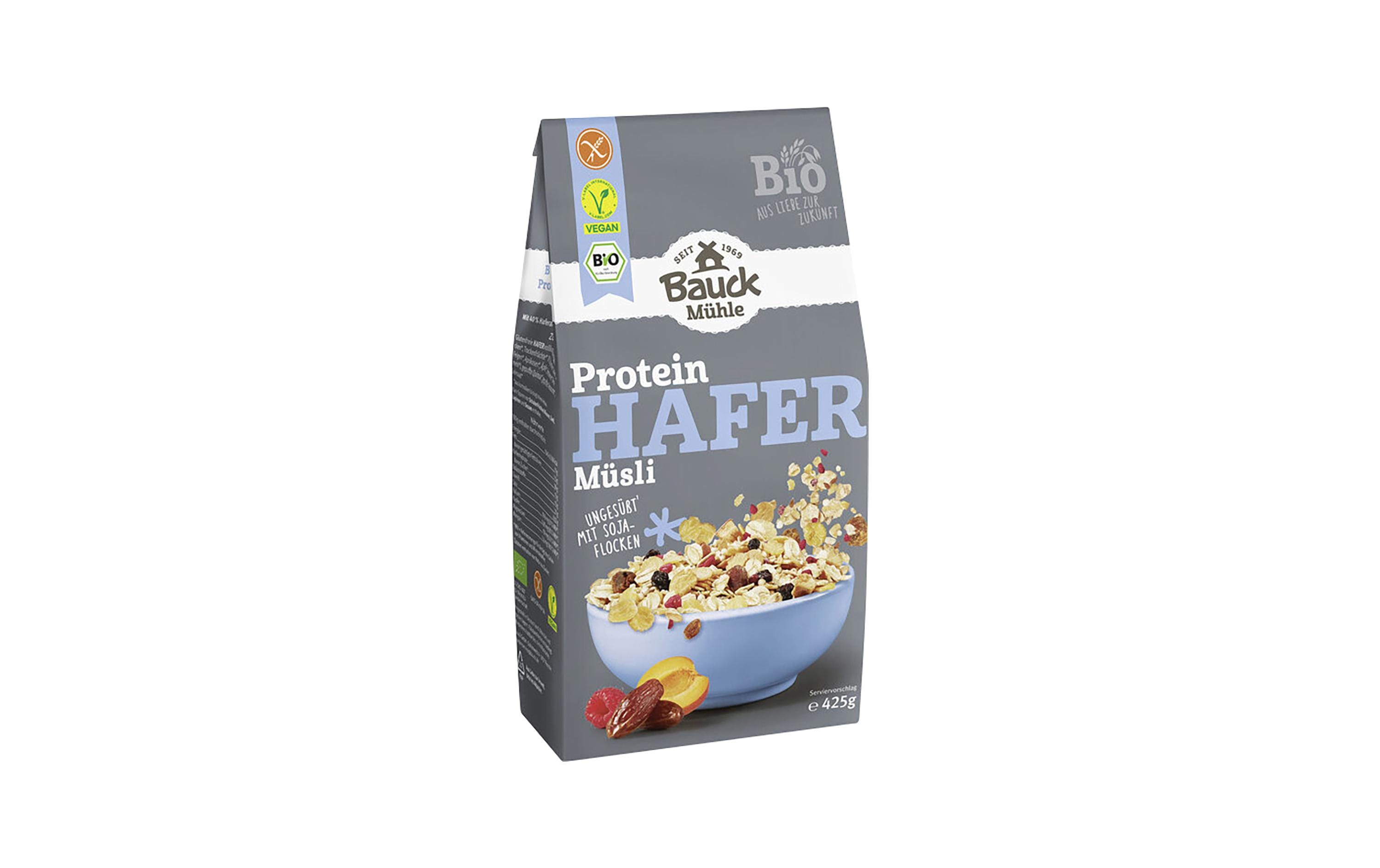 Bauck Mühle Müesli Protein – Bio, glutenfrei – 425 g