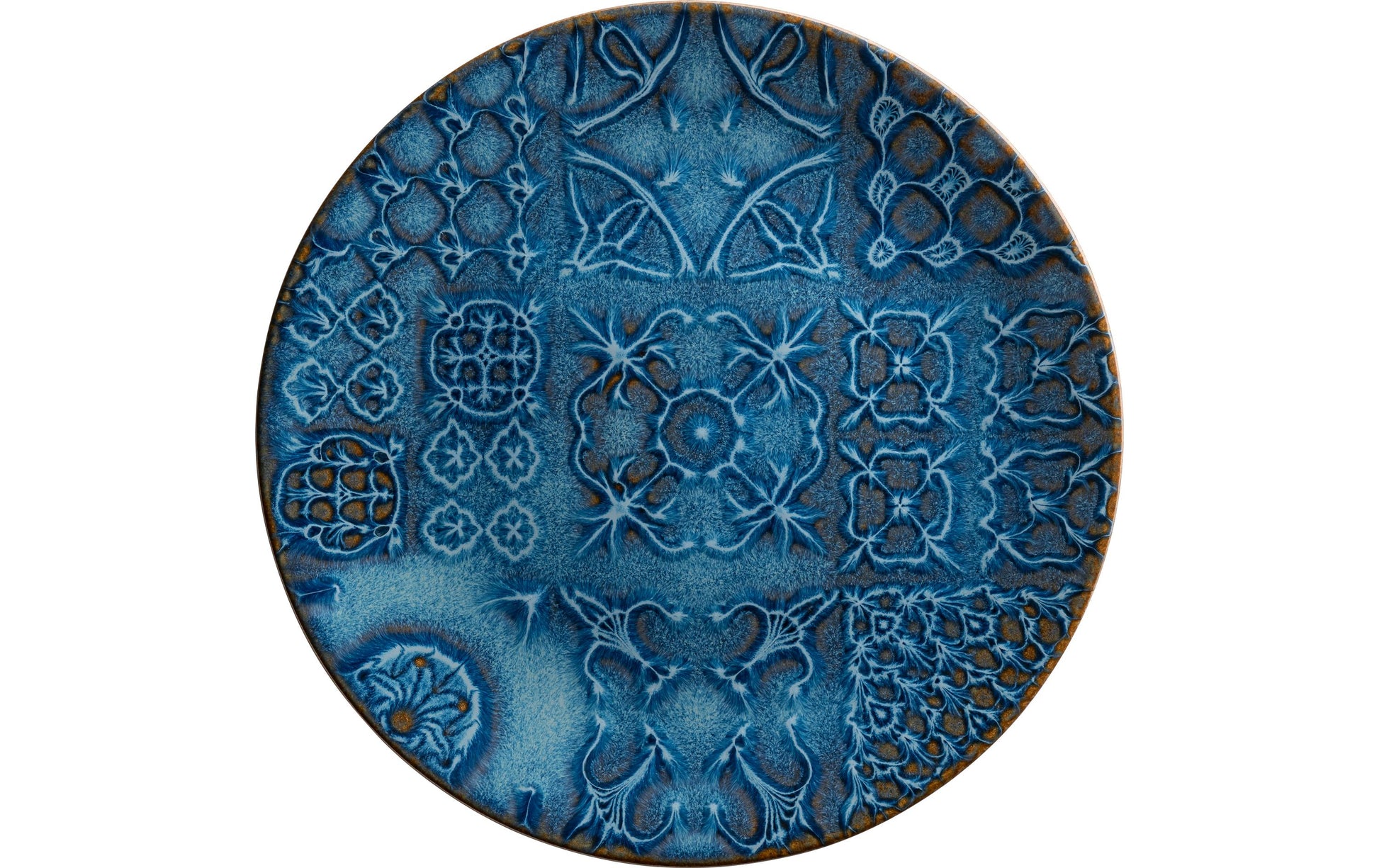 Mäser Speiseteller – 4er Set, Ø 27,0 cm, Steinzeug, Blau, spülmaschinenfest, mikrowellengeeignet