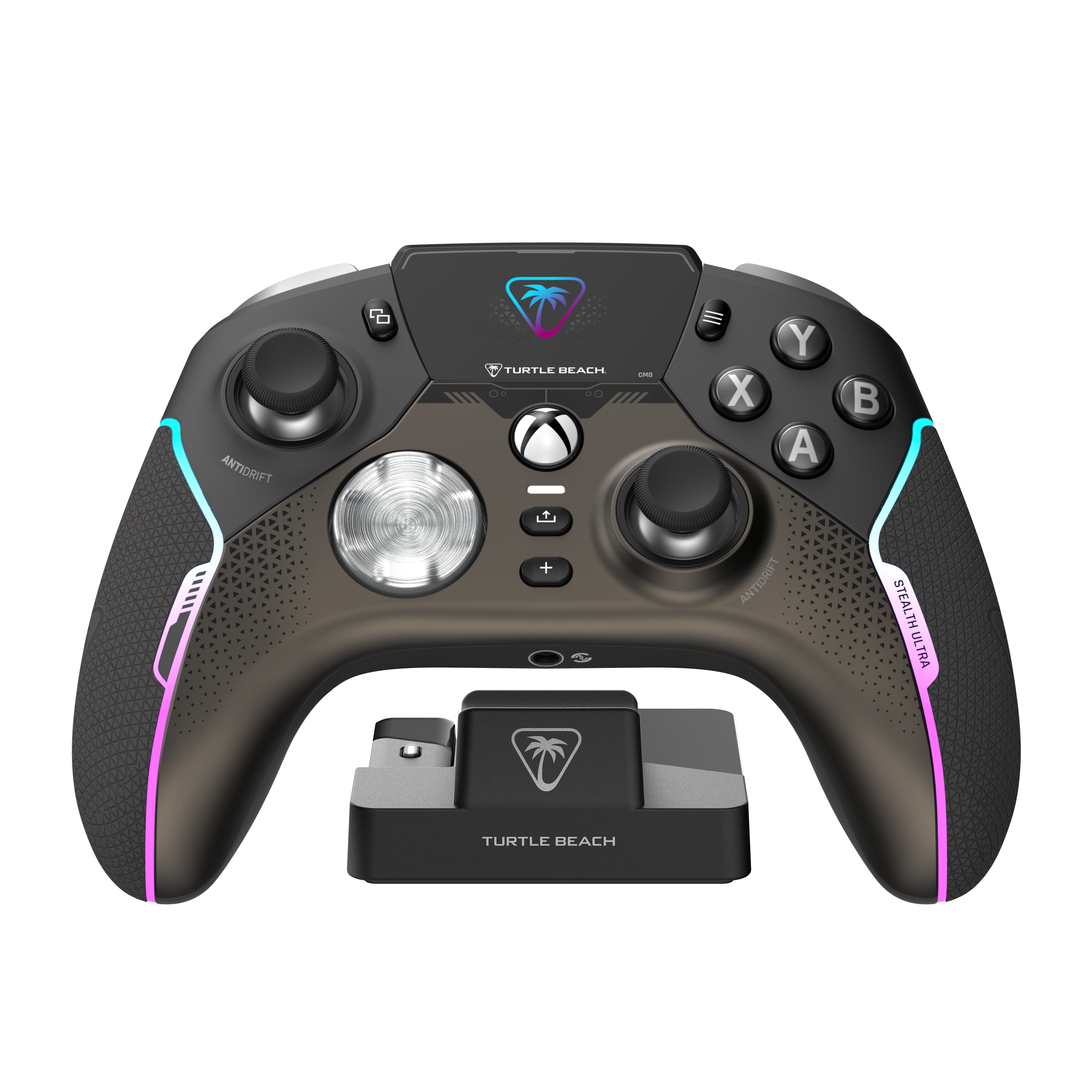 Turtle Beach Stealth Ultra – Gamepad – USB + RF + Bluetooth, Eingebautes Display, für Xbox & PC